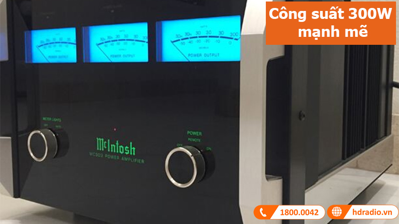 Power Amply McIntosh MC303 công suất mạnh mẽ 