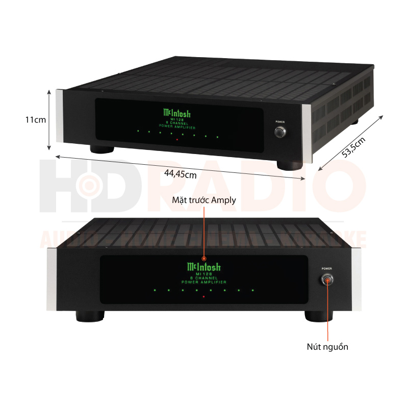 Chú thích Power Amply McIntosh MI128