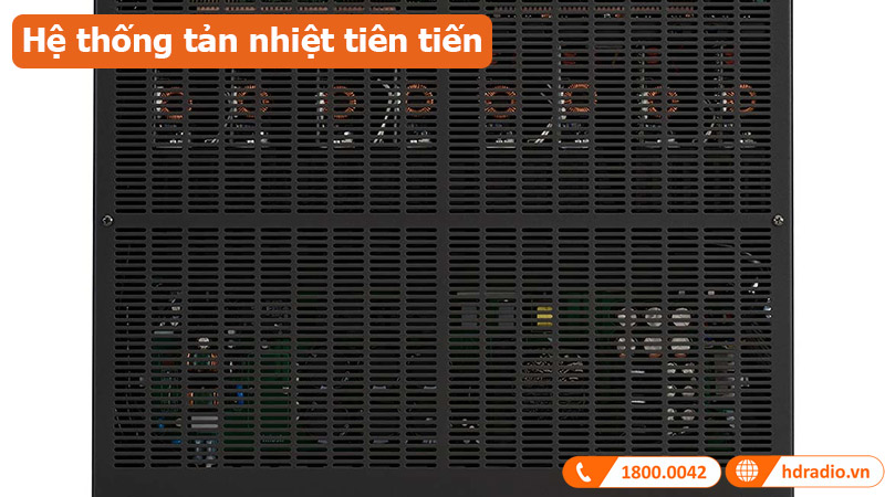 Power Amply McIntosh MI128 hệ thống tản nhiệt 