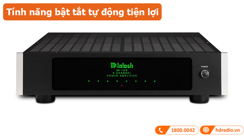 Power Amply McIntosh MI128 tính năng bật tắt tự động