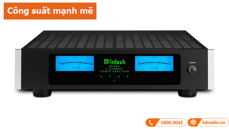 Power Amply McIntosh MI254 công suất mạnh mẽ