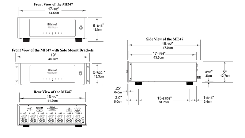 Power Amply McIntosh MI347 