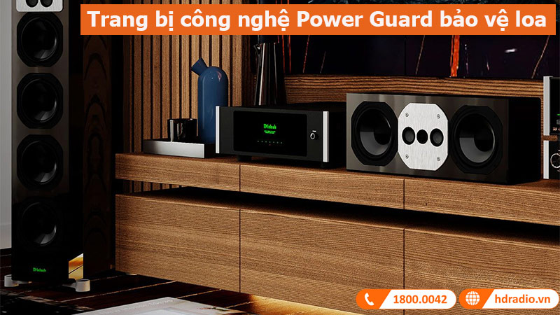 Power Amply McIntosh MI347 công nghệ bảo vệ loa 