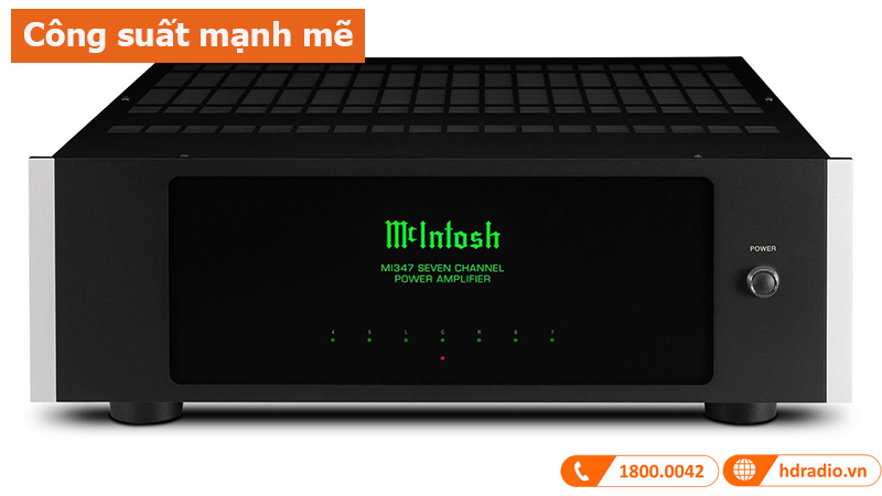 Power Amply McIntosh MI347 công suất mạnh mẽ