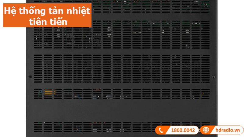 Power Amply McIntosh MI347 hệ thống tản nhiệt tiên tiến