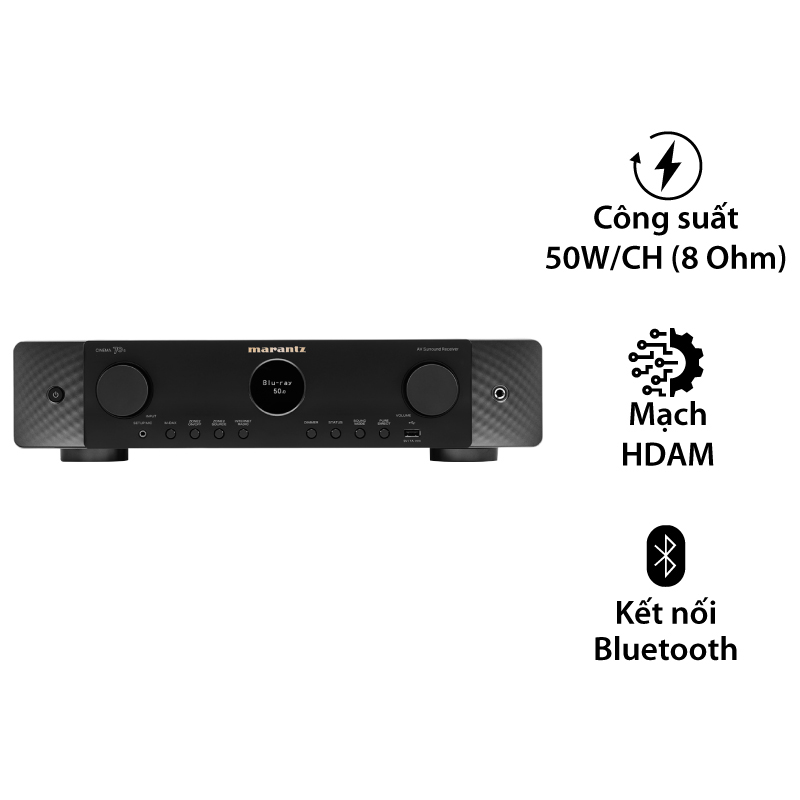 Amply Marantz Cinema 70S, 7.2 kênh, 50W/kênh 8 Ohms