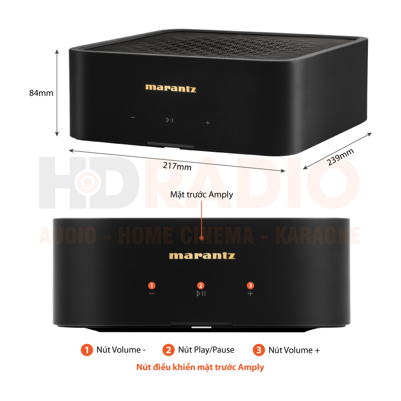 Chú thích Amply Marantz Model M1