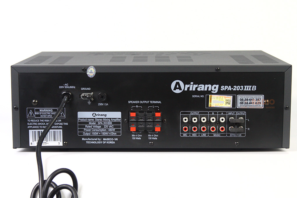 mat-sau-amply-arirang-203iiib