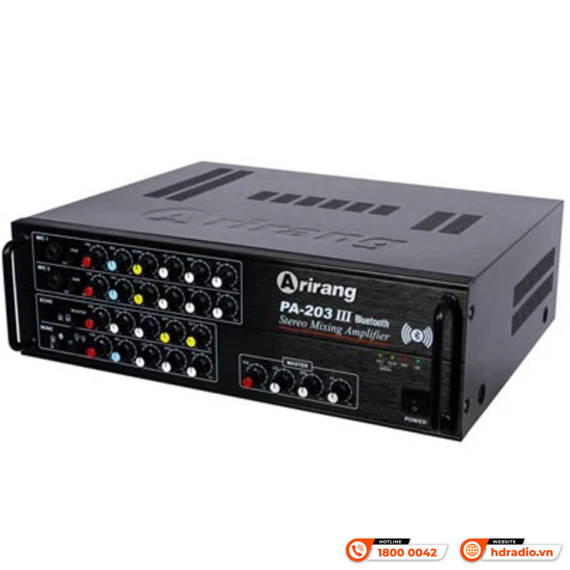 Amply Arirang PA 203III Bluetooth 360W/ 2Kênh-2