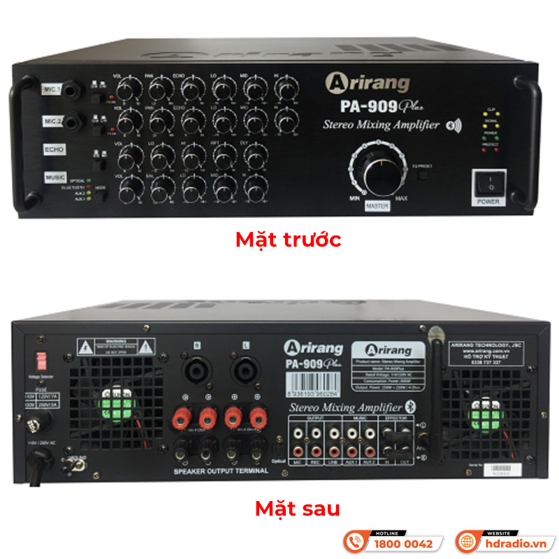 Máy tăng âm Arirang PA-909 Plus