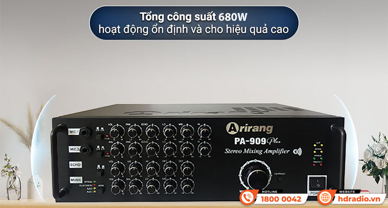 Máy tăng âm Arirang PA-909 Plus