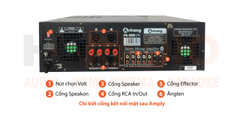 Máy tăng âm Arirang PA-909 Plus