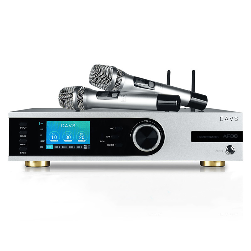 Amply CAVS AF38 kèm 2 micro không dây (2 kênh, 800W, Bluetooth)-1