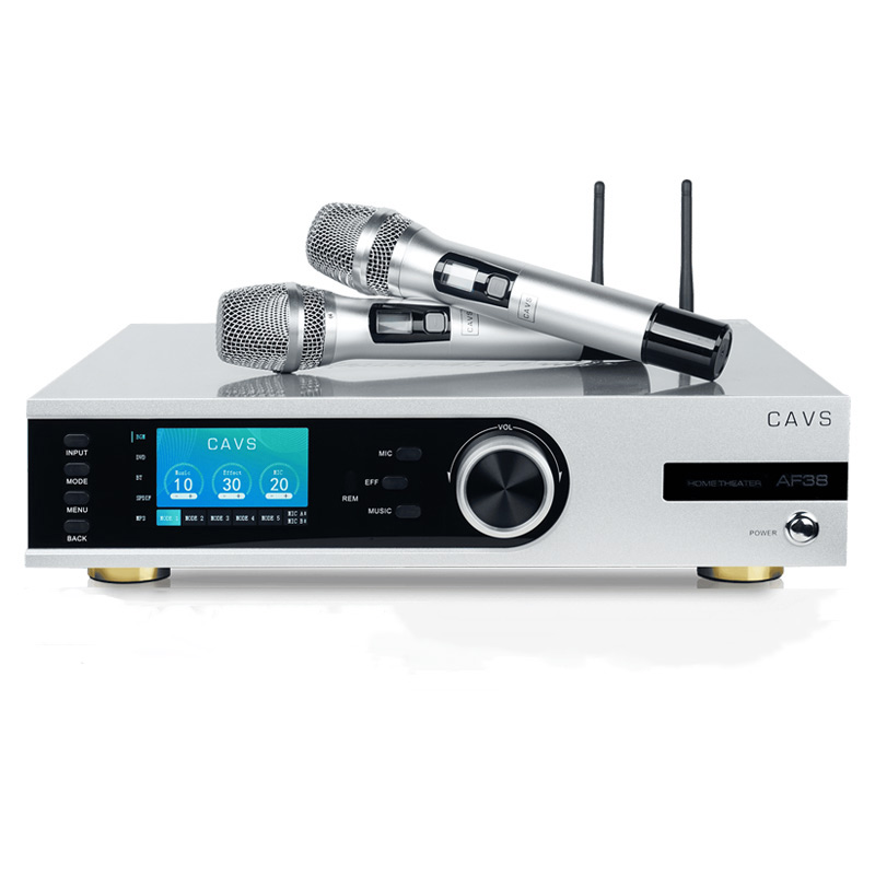 Amply CAVS AF38 kèm 2 micro không dây (2 kênh, 800W, Bluetooth)-2