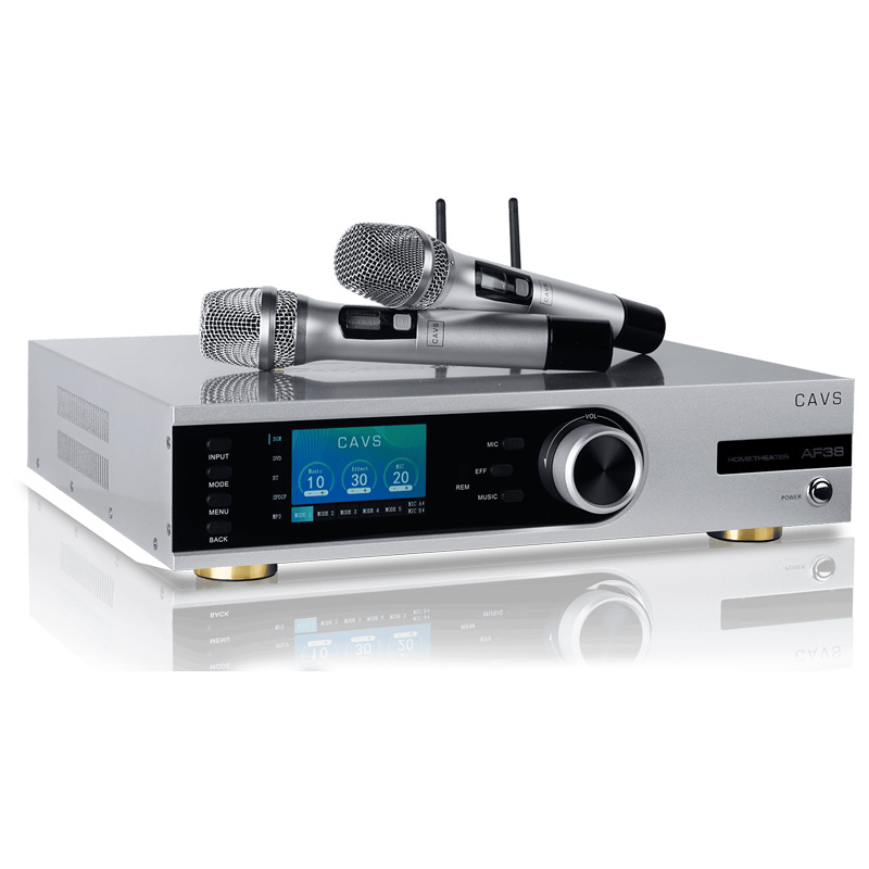 Amply CAVS AF38 kèm 2 micro không dây (2 kênh, 800W, Bluetooth)-4