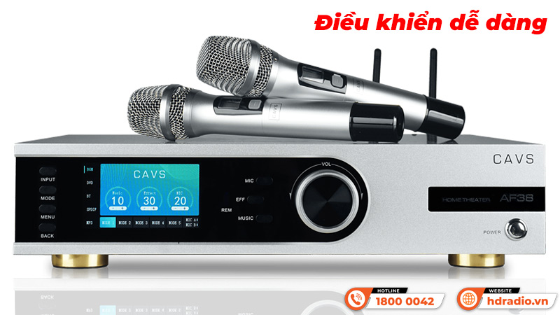 Điều khiển Amply CAVS AF38