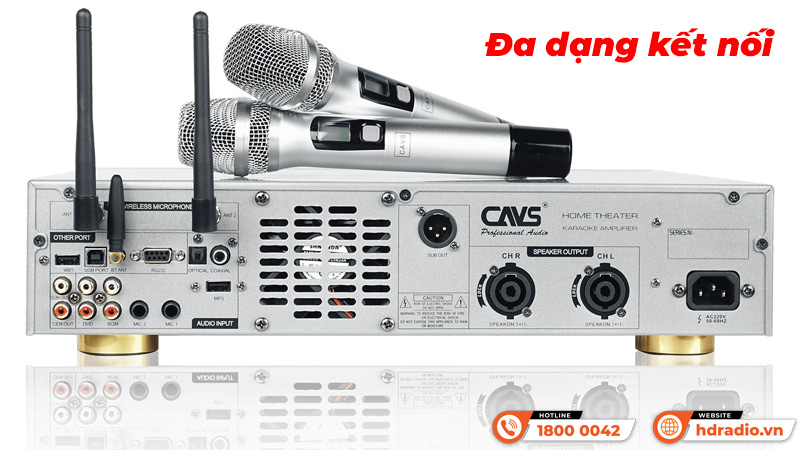 Kết nối Amply CAVS AF38