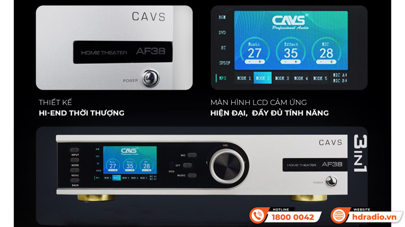 Thiết kế Amply CAVS AF38
