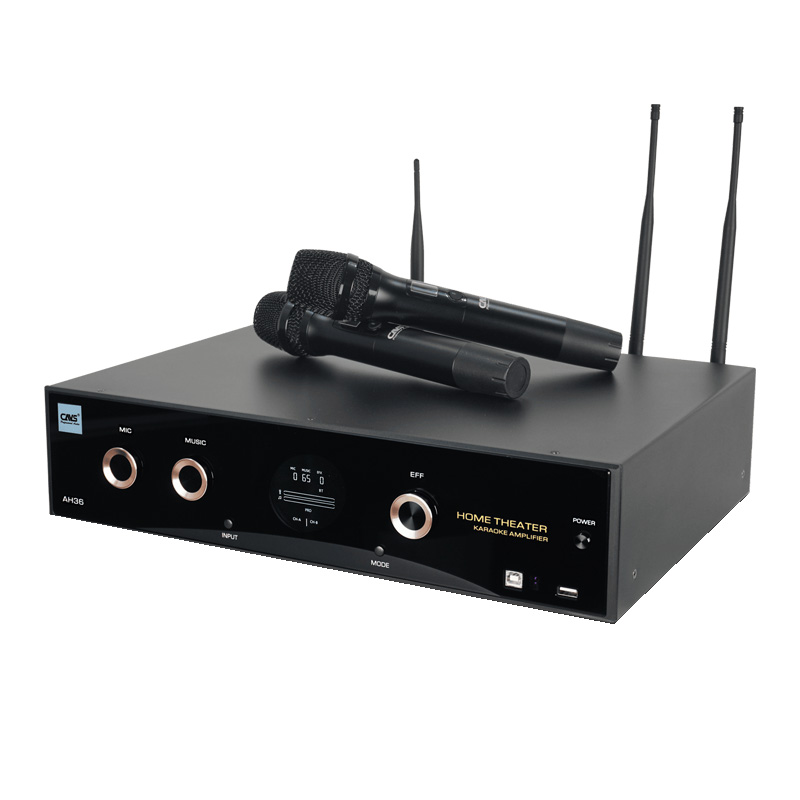 Amply CAVS AH36, 600W x 2 Kênh, Bluetooth, 2 Micro Không Dây-1
