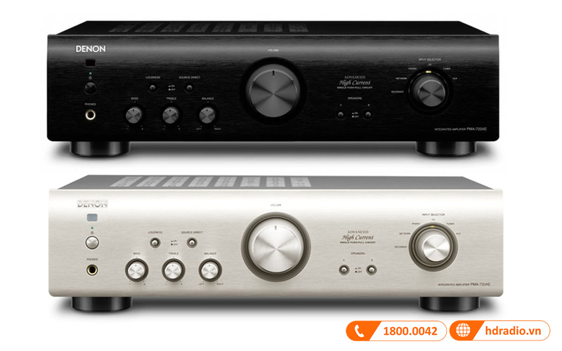 Thiết kế amply Denon PMA-720AE
