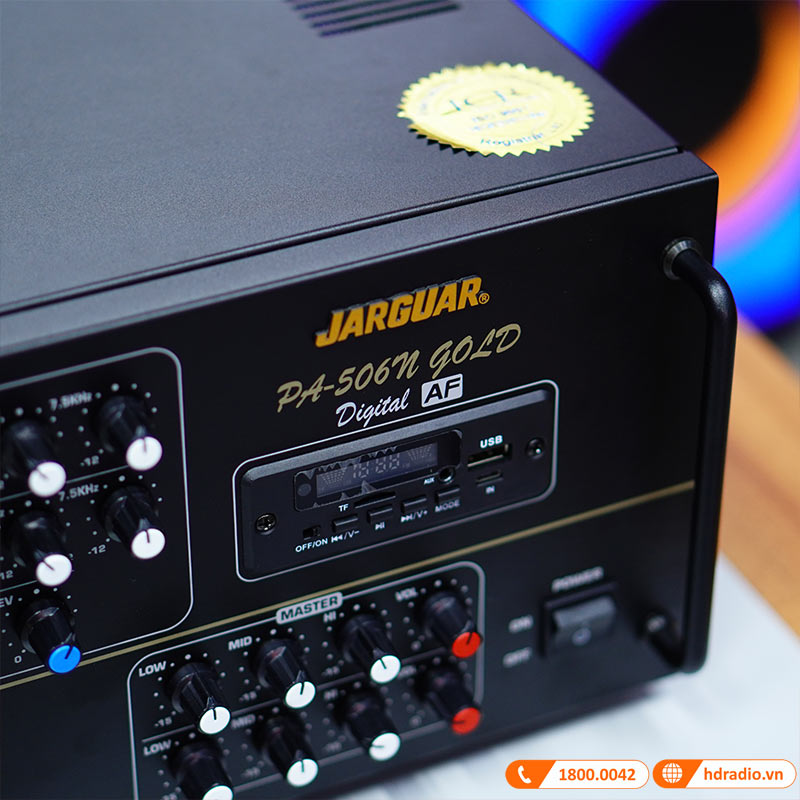 Amply Jarguar 506N Gold Digital, 1800W/4 Kênh, Bluetooth, Anti-Feedback-7