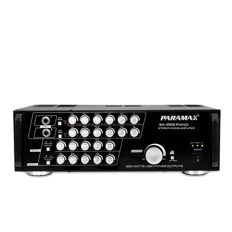 Amply Paramax SA 888 Piano New, 175W x2 Kênh, Echo
