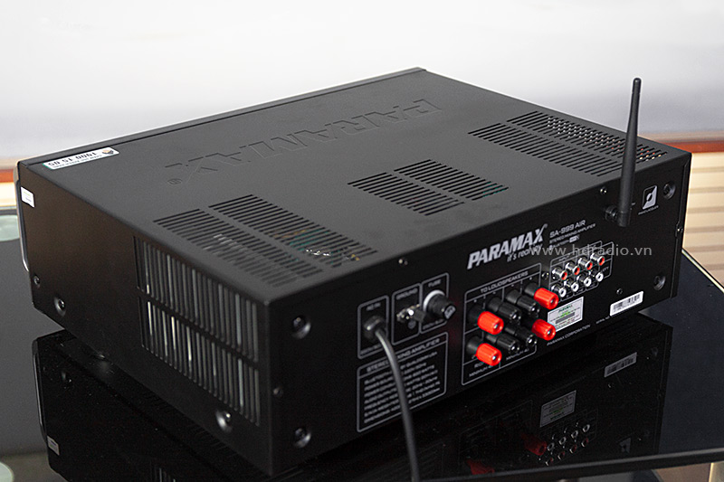 mặt sau amply paramax sa 999 air bluetooth
