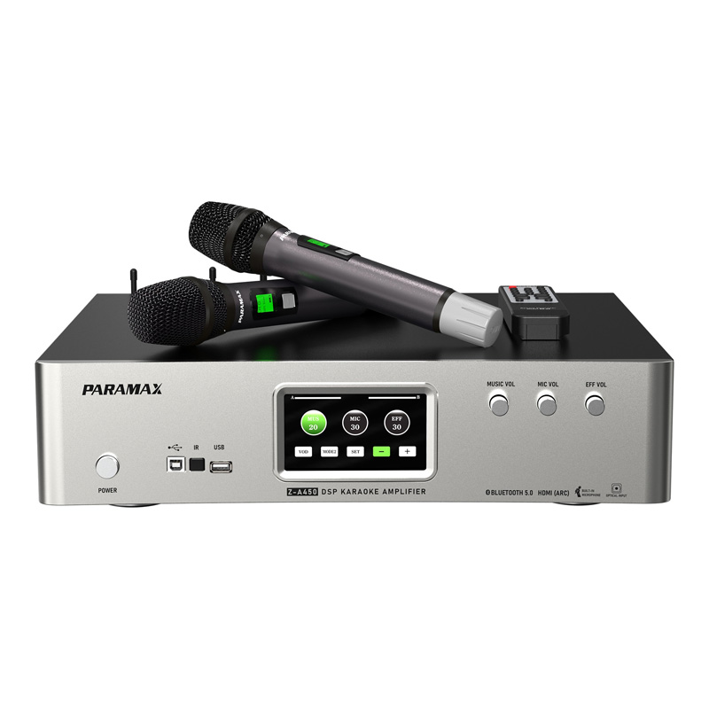 Amply Paramax Z-A450, 2 Kênh, 500W, 8Ohms, Bluetooth 5.0, HDMI, OPTICAL-4