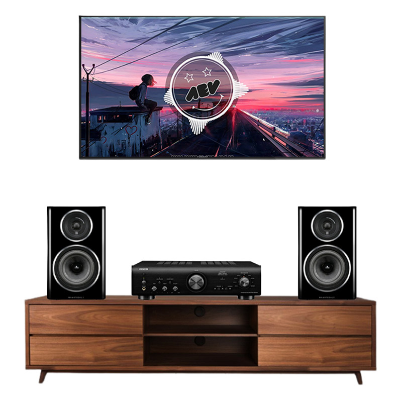 Dàn âm thanh nghe nhạc Mini Denon HD44 (Denon PMA 600NE + Wharfedale Diamond 11.2)