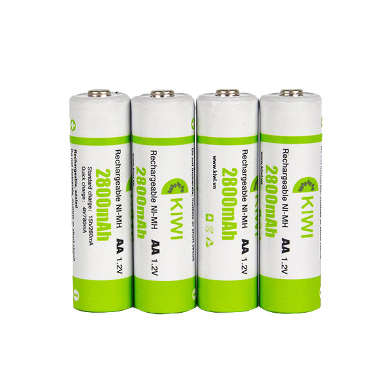 Pin sạc Kiwi AA 4 viên (dung lượng 2800mAh /viên)