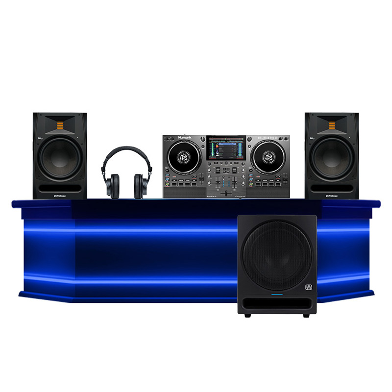 Dàn âm thanh DJ Numark, Presonus DHD08 (Mixstream Pro Go, R80 V2, HD9, Eris Pro Sub 10)
