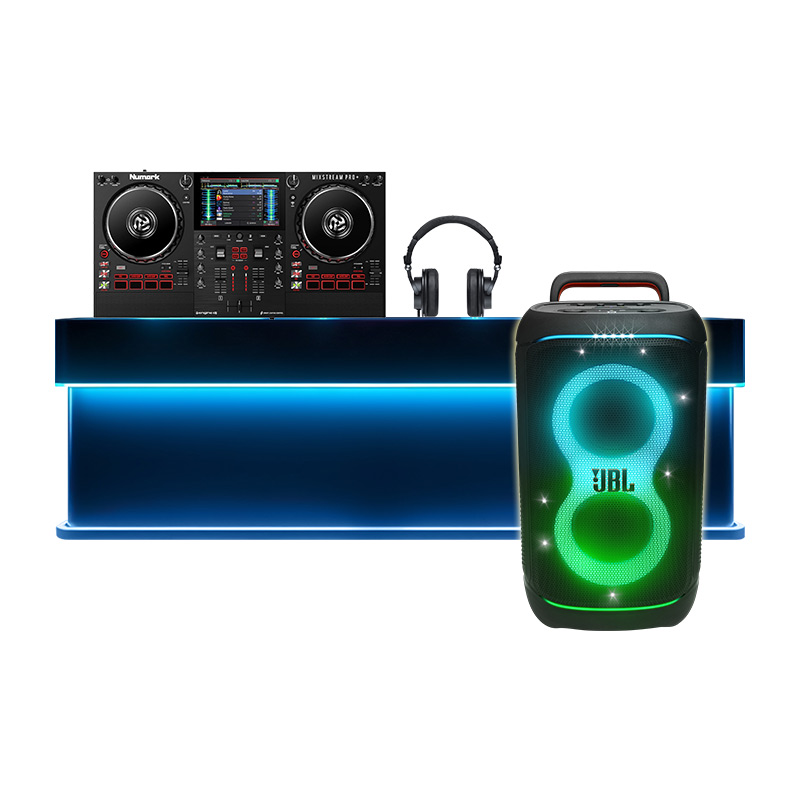 Dàn âm thanh DJ Numark, PreSonus, JBL DHD105 (Mixstream Pro +, HD9, Partybox 520)