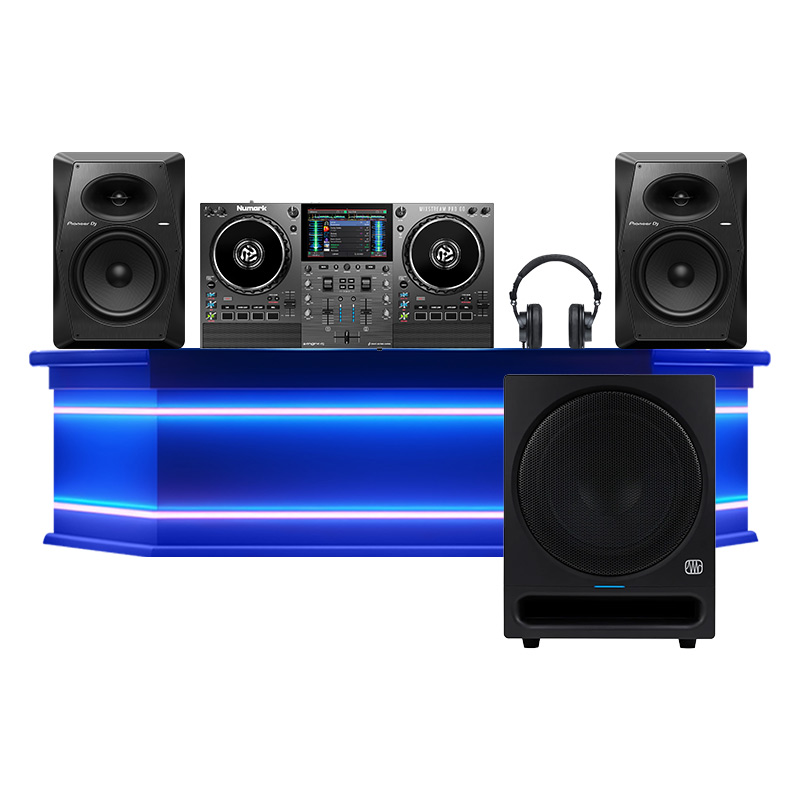 Dàn âm thanh DJ Numark, PreSonus, Pioneer DHD114 (Mixstream Pro Go, HD9, VM-80, Eris Pro Sub 10)