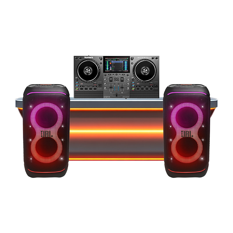 Dàn âm thanh DJ Numark, JBL DHD130 (Mixstream Pro Go, PartyBox Stage 320)