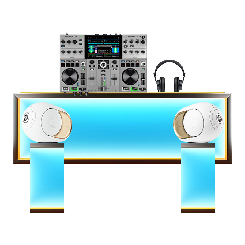 Dàn âm thanh DJ Denon, DEVIALET, PreSonus DHD146 (Prime Go+, 2 loa Phantom I 108DB Opera De Paris, HD9)