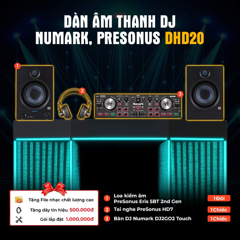 Dàn âm thanh DJ Numark, PreSonus DHD20 Dàn âm thanh DJ Numark, PreSonus DHD20