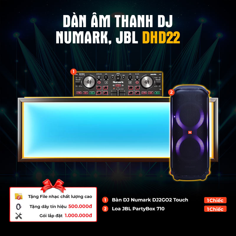 Dàn âm thanh DJ Numark, JBL DHD22