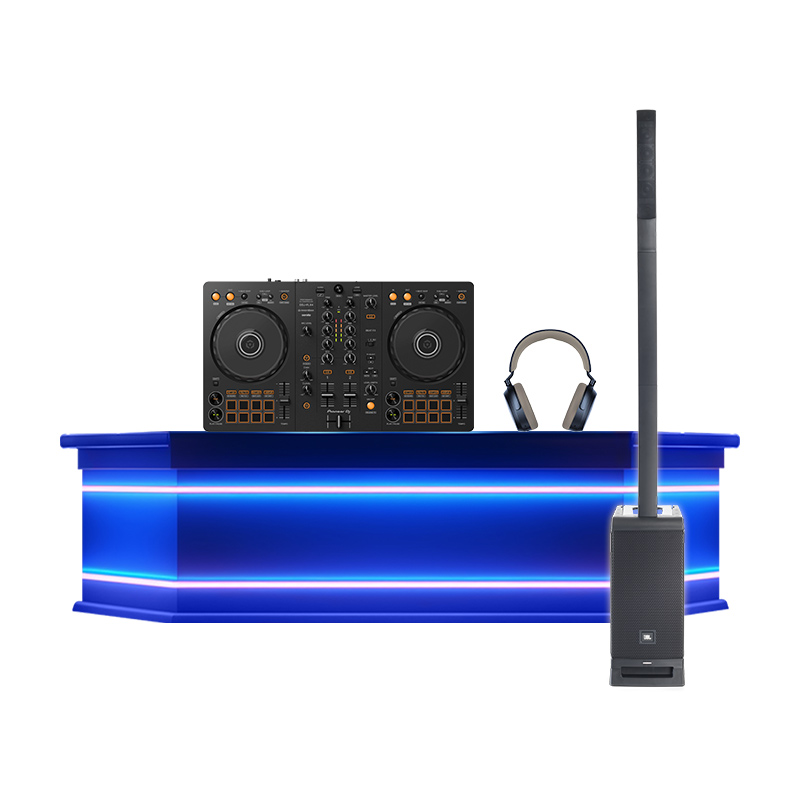 Dàn âm thanh DJ Pioneer, JBL, Sennheiser DHD279 (Pioneer DDJ-FLX4, JBL IRX ONE, Sennheiser Momentum 4 Wireless)