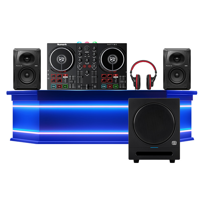 Dàn âm thanh DJ Numark, Pioneer DHD29 (Party Mix II, VM-50, HF175, Eris Sub 8BT)