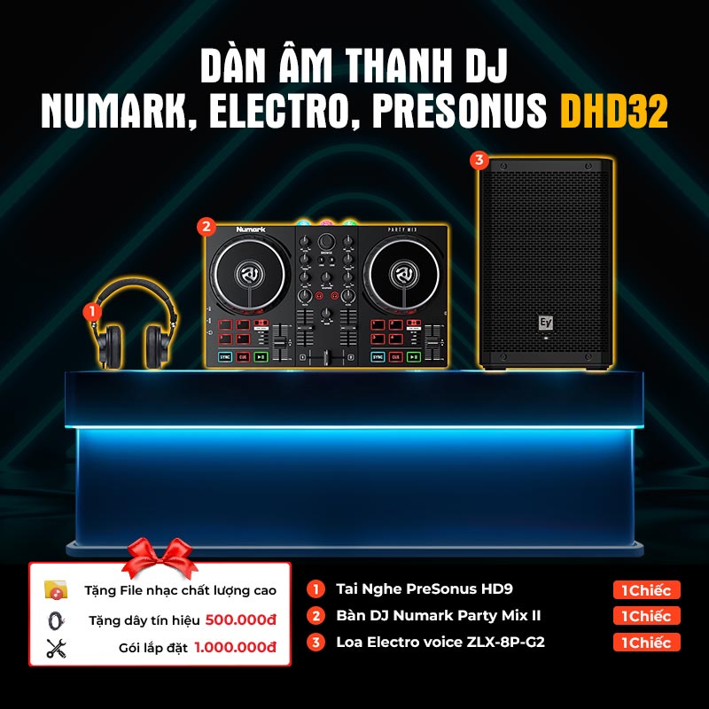 Dàn âm thanh DJ Numark, Electro, PreSonus DHD32