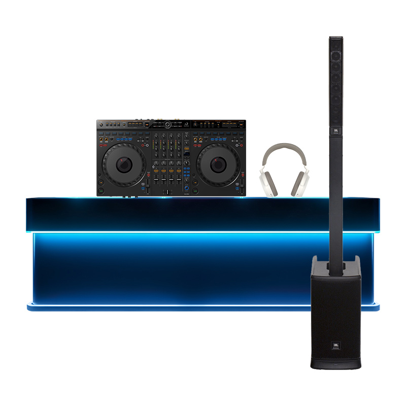 Dàn âm thanh DJ AlphaTheta, JBL, Sennheiser DHD335 (DDJ-GRV6, JBL Eon One MK2, Momentum 4 Wireless)