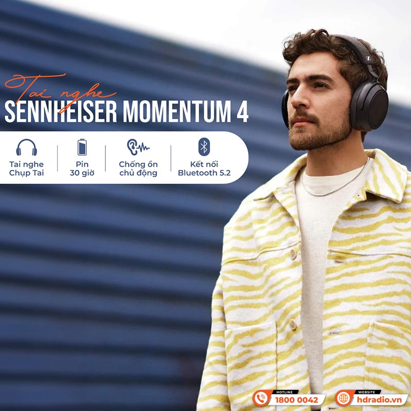 Tai nghe Sennheiser Momentum 4 Wireless
