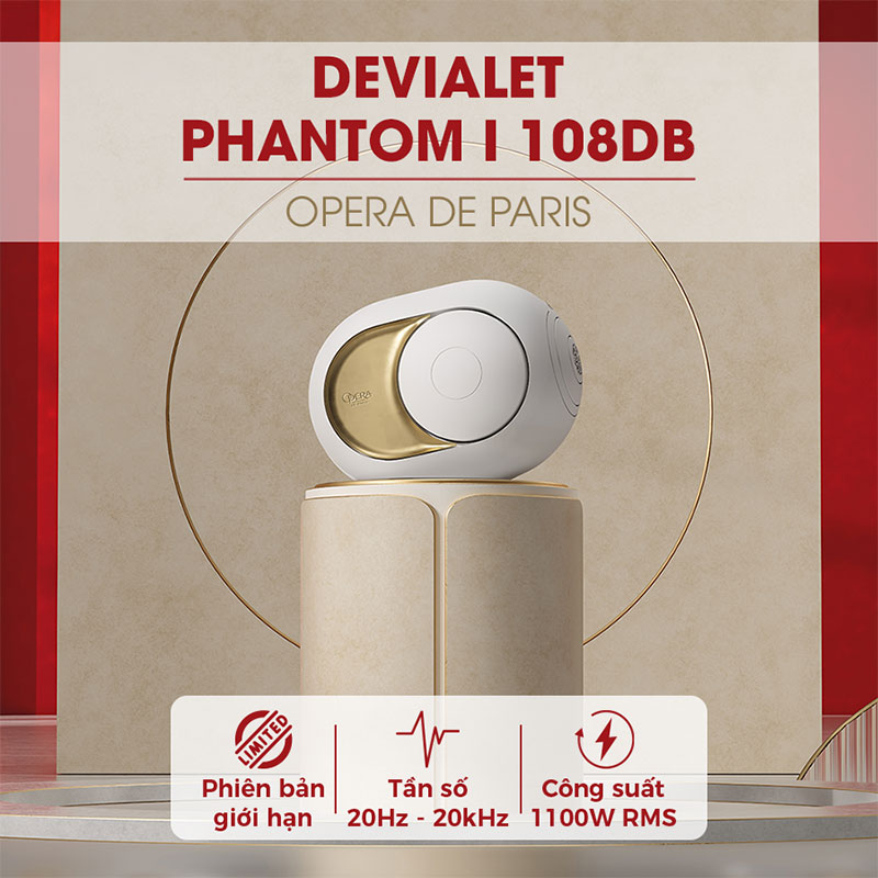 Loa Devialet Phantom I 108dB Opera de Paris 
