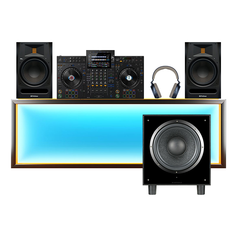 Dàn âm thanh DJ AlphaTheta, Sennheiser, PreSonus, Wharfedale DHD345 Dàn âm thanh DJ AlphaTheta, Sennheiser, PreSonus, Wharfedale DHD345