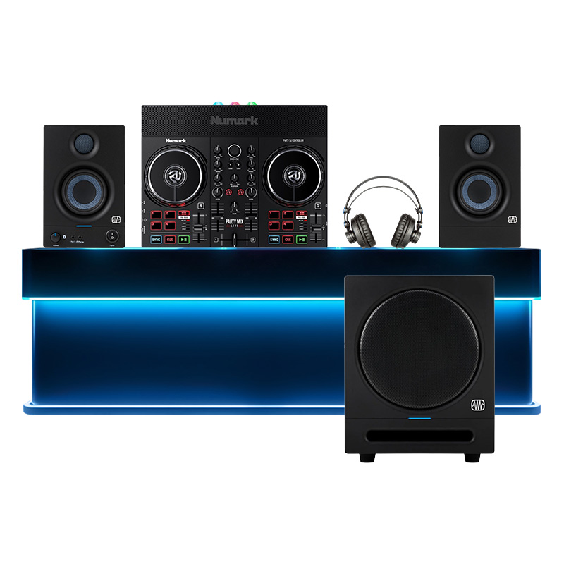 Dàn âm thanh DJ Numark, PreSonus DHD40 (Party Mix Live, Eris 3.5bt, HF175, Eris Sub 8BT)