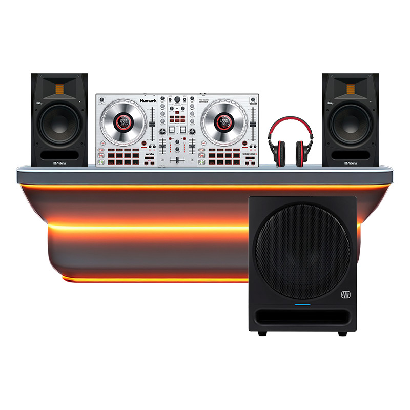 Dàn âm thanh DJ Numark, PreSonus DHD74 (Mixtrack Platinum FX, R65 V2, HF175, Eris Pro Sub 10)