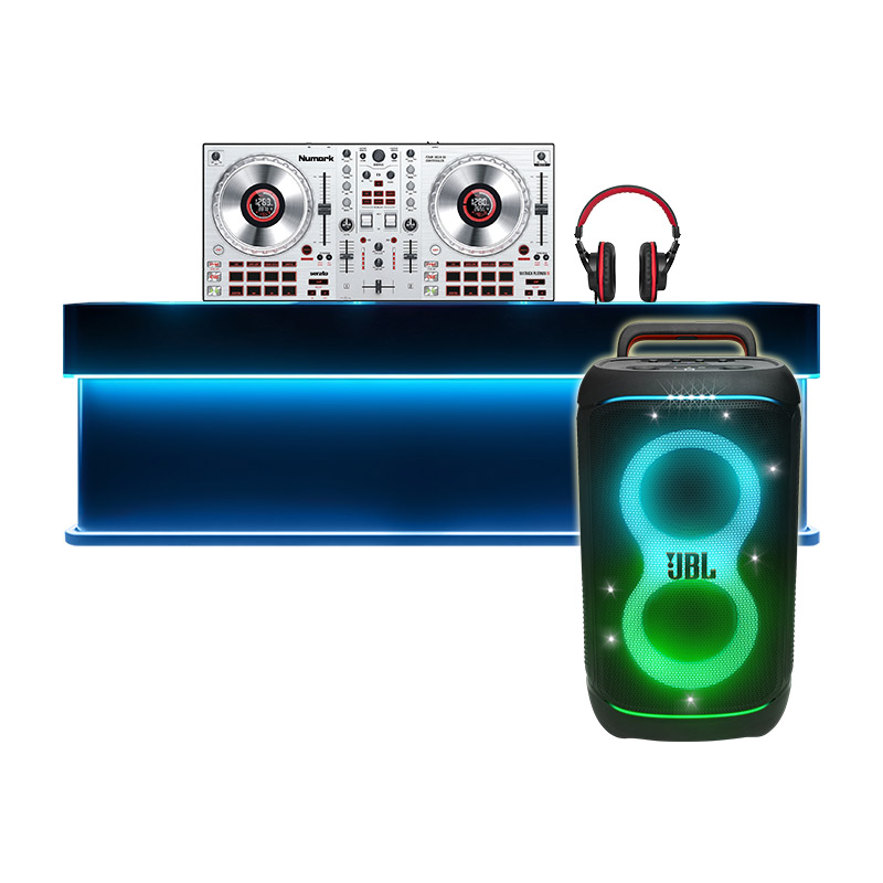 Dàn âm thanh DJ Numark, JBL DHD85 (Mixtrack Platinum FX, PartyBox 520, HF175)