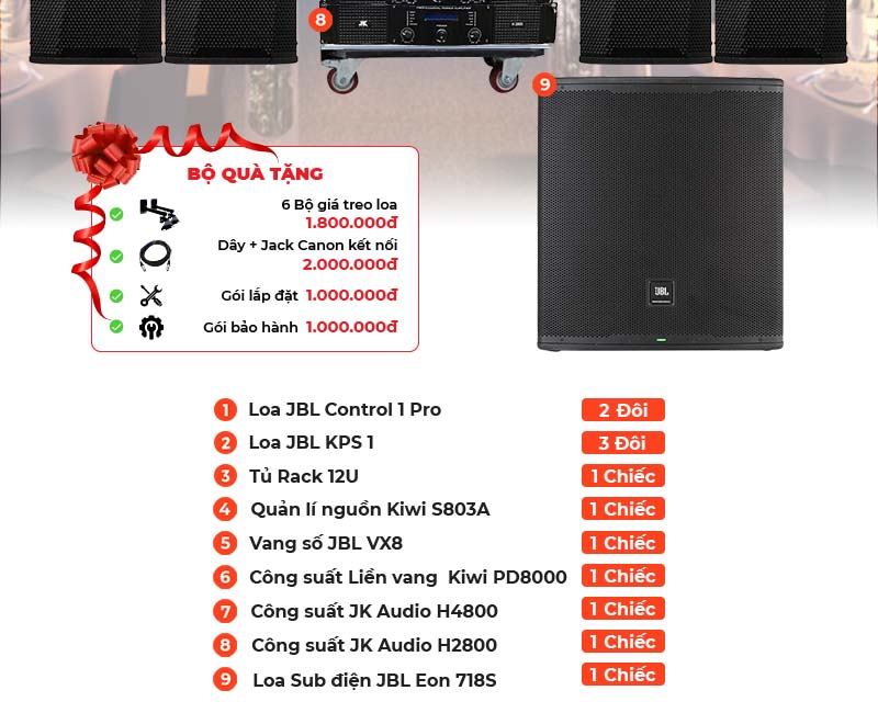 Dàn âm thanh kinh doanh nhà hàng HD-KD01