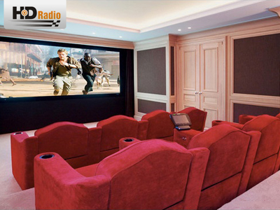 Phòng chiếu phim 3D gia đình cổ điển