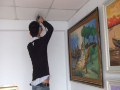 Phòng chiếu phim 3D gia đình đơn giản đường khuất duy tiến